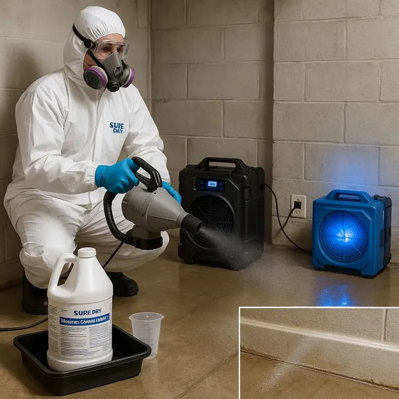 Sanitization and Odor Removal process in Gramercy, LA