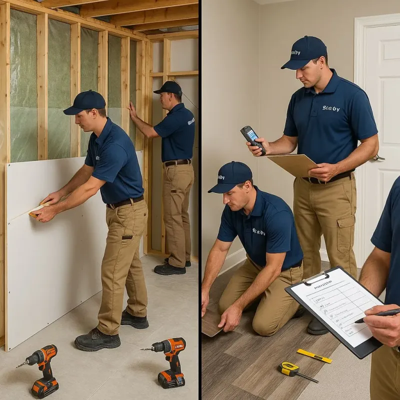 Repairs and Reconstruction process in Gramercy, LA